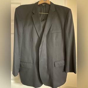 Black Joseph & Feiss suit men’s xxl. 250 5’10    Pants and jacket. Worn 2 times